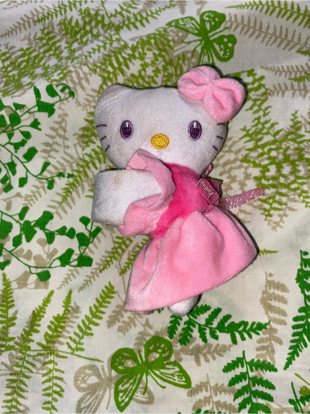 Vintage hello kitty ballerina wrap style plush